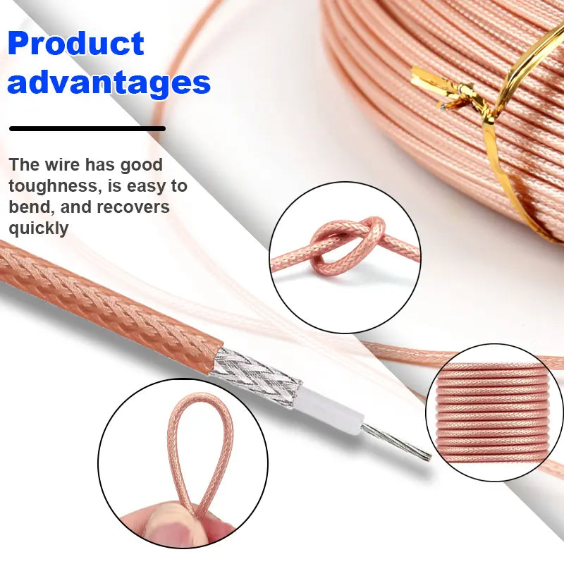 RF1.78 1 meters Coaxial Cable – High Quality RF Cable for Communication & Networking