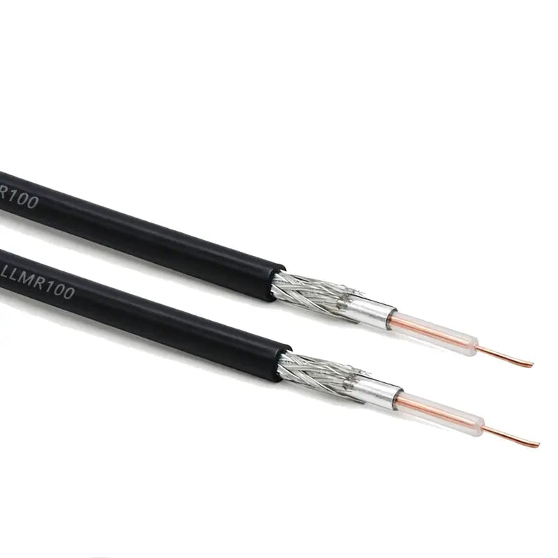 LMR100 Low Loss RF Coaxial Cable 1 Meter 50 Ohm – Flexible High Frequency Cable
