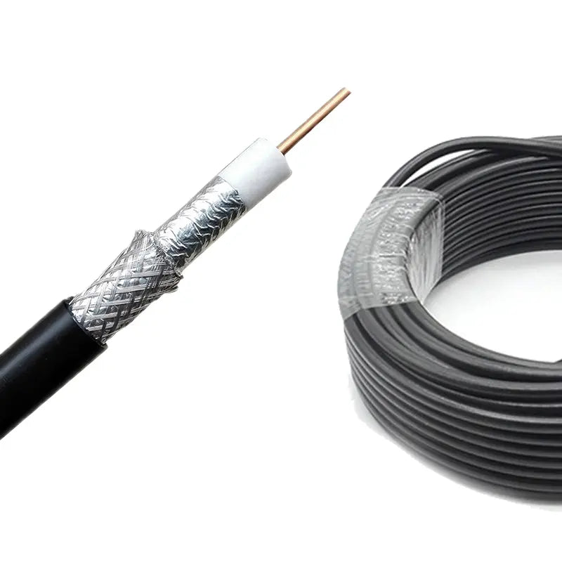 LMR195 Low Loss RF Coaxial Cable 1 Meter 50 Ohm Antenna Cable for Wireless Communication