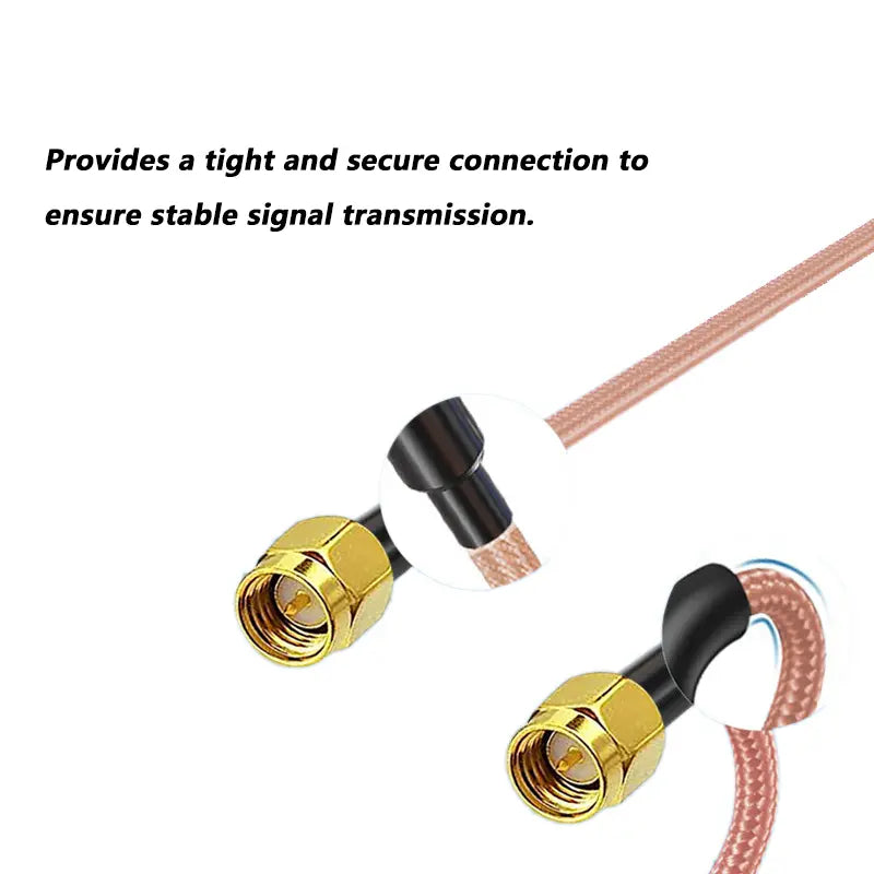 RG316 SMA Male to SMA Male Coaxial Cable 1 Meter 50 Ohm RF Antenna Jumper Cable Low Loss